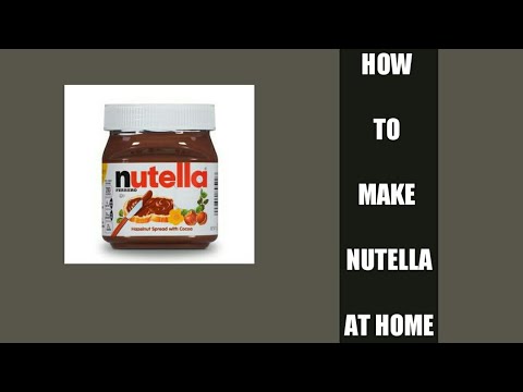 How to make nutella | TECHY FUN | malayalam | easy method |