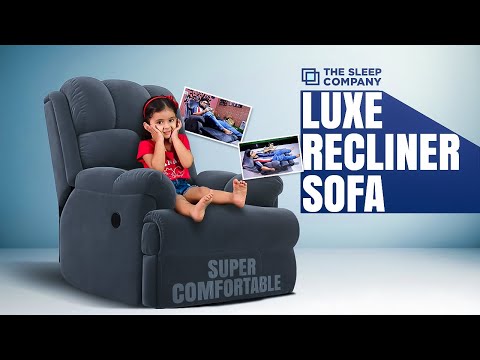 The Sleep Company Luxe Recliner Sofa – Ultimate Comfort & Style for Your Home