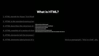 what is HTML? #jaiseycoder