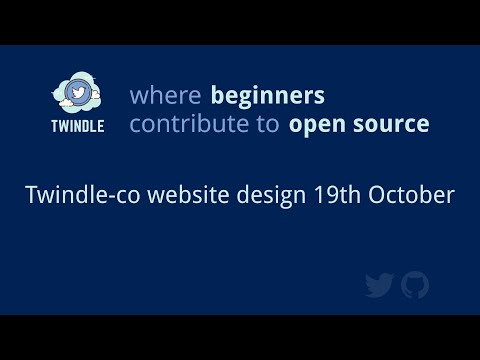Twindle co website design 19 Oct