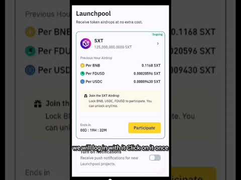 New Project List On Binance Launchpool  Free Stacking Reward #binnance#launchpool#earnmoneyonline​