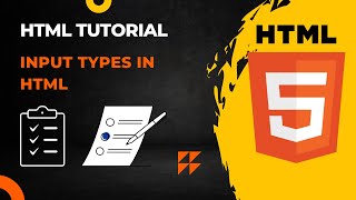HTML Input Types | Input Types in HTML | HTML Tutorial for Beginners