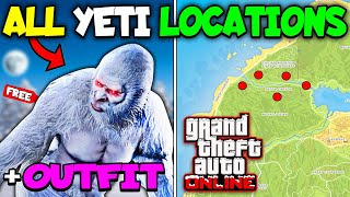 ALL YETI CLUE Locations in GTA 5 Online! (Yeti Hunt Collectibles)