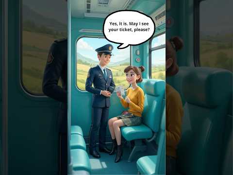 At the Train | English Conversation #shorts #english #englishconversation #englishspeaking