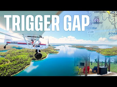 Flight To Trigger Gap, Arkansas | Kansas Flooding & Grass Strip Landings