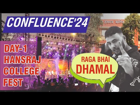 HANSRAJ COLLEGE FEST VLOG DAY-1 | CONFLUENCE'24 |DELHI UNIVERSITY FEST SEASON | #delhi #fest #cuet