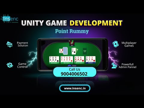 Online Point Rummy Game | Rummy App Source Code | Unity Rummy Game Development