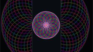 3d Flower Using Python Turtle Graphics 😎| Python Tutorial #shorts