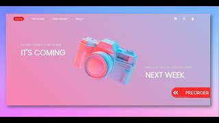 E-commerce website landing page || UI Design || Smartcode India