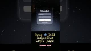 HTML CSS JS PROJECT 😵 #htmlcss #htmlcssjs #codingproject #loginpage #cssanimation #viralshort