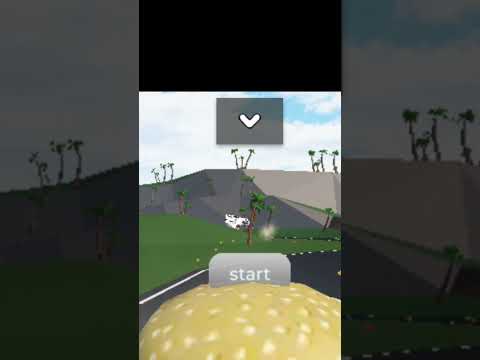 Fly high white truck 😭 #carcrush #shorts #roblox #carcrusher2