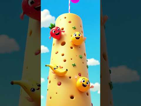 Ayam piyaak Kids song | fruits fun😄| Kids Fun #shorts