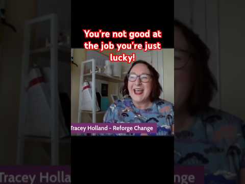 You're just lucky! #impostersyndrome #career #womeninbusiness