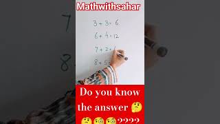do you know the answer?#shortsyoutube #mathlovers #shorts