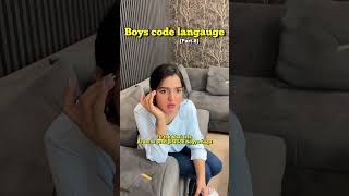 Boys code language (part-8) | Sarcaster #sarcaster #ytshorts #shorts