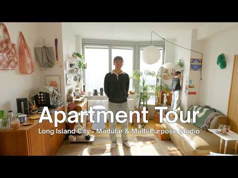 How He Made a 500 Sq Ft NYC Studio Apartment Incredibly Functional – FULL TOUR