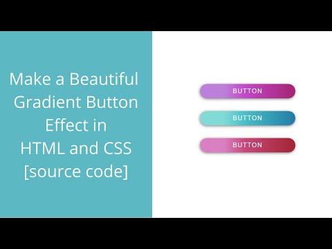 How to Make a Beautiful Gradient Button Effect in HTML and CSS [source code]