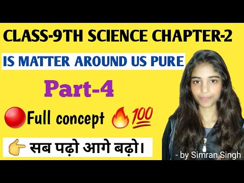 CLASS 9TH CHAPTER-2 IS MATTER AROUND US PURE