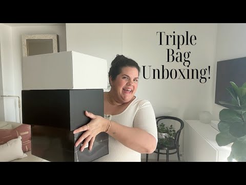 TRIPLE Bag Unboxing featuring Melodie Cecile and DressUpYourPurse