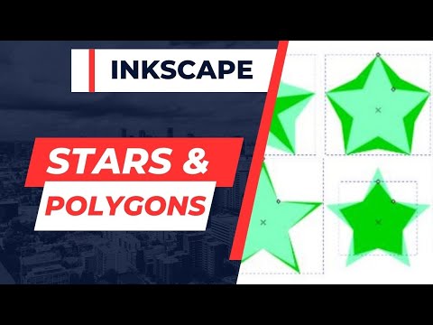 Inkscape Basics: How to Create and Edit "Stars and Polygons"