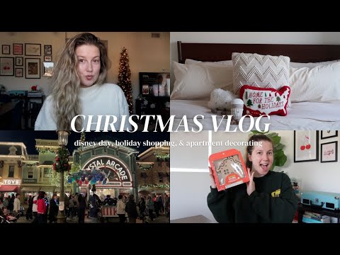 the december vlog: disney, holiday parties, lots of hauls, & getting things done for the new year