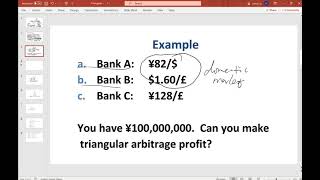 Triangular Arbitrage