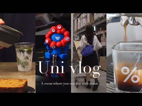 - vlog - ついにレコードを購入！💿  ｜大阪のカフェ紹介 ｜1R インテリア ｜一人暮らしルーティーン