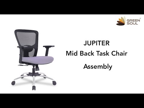 Green Soul Jupiter Mid Back Mesh Office Chair (Assembly)