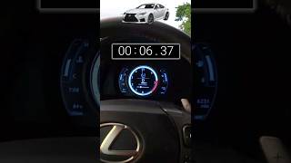2020 Lexus RC 350 F Sport 0-60 Test | 3.5L NA V6 | 8 Spd Auto | RWD | 311hp | 280 lb-ft #shorts