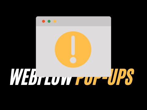 Create a Custom Pop-up Modal in Webflow
