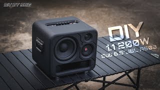 DIY Bluetooth speaker 1.1 200W Sub6.5” JBL A500 ลำโพงบลูทูธDIY