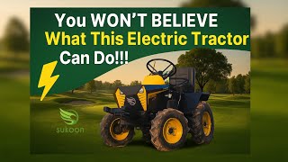 You’ve Never Seen Golf Course Tech Like This | Sukoon Electric Tractor