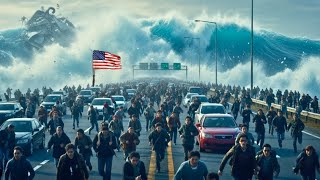 Tsunami Disaster Simulation: Cities Destroyed in Cinematic AI Footage