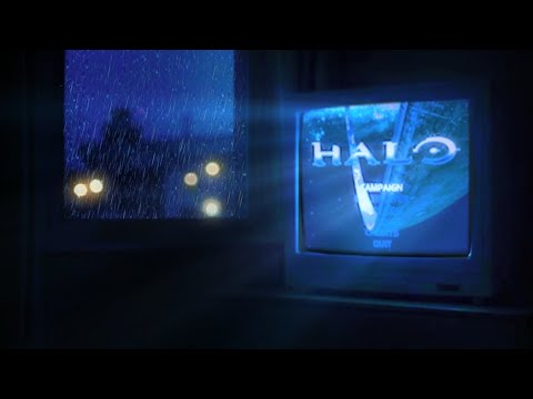 Halo 1 Menu Music + Rain | Relaxing 2001 Vibes