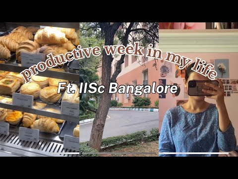 A realistic week in university: Mess Food, Shopping, Lab Work, PhD student diaries| IISc Diaries