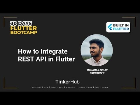 How to Integrate REST API in Flutter | 30 Days of Flutter