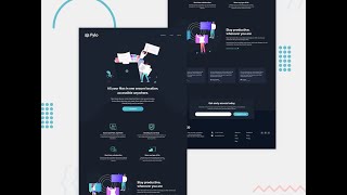 Crafting Elegance: Fylo Dark Theme Landing Page | ReactJS, Tailwind CSS, and Frontend Mastery!