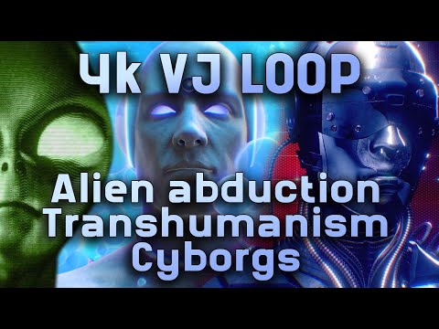 VJ Loop in 4K - Journey Beyond: Aliens, Cyborgs, and the Rise of AI
