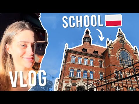 Visiting my high school in Poland 🏫 DAY IN MY LIFE 🌞 VLOG