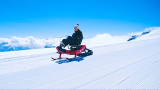 World's First Electric Snow Bike
