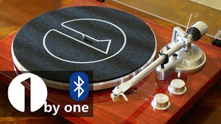 Review of 1byone Belt Drive Turntable / Record Player that transmits audio to Bluetooth Speakers