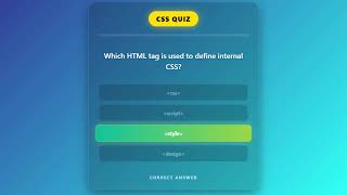 CSS Quiz for Beginners | Web Design Knowledge Test | @learn_perfect |