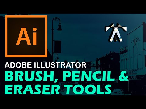 Lesson 07 : brush tool, pencil tool and eraser tools in Adobe illustrator