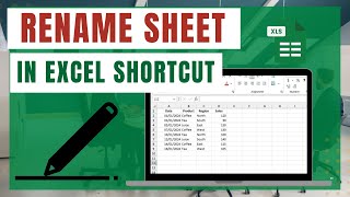 How To Rename Excel Sheet with Shortcut | Rename Excel Spreadsheets Fast | Rename Worksheet in Excel