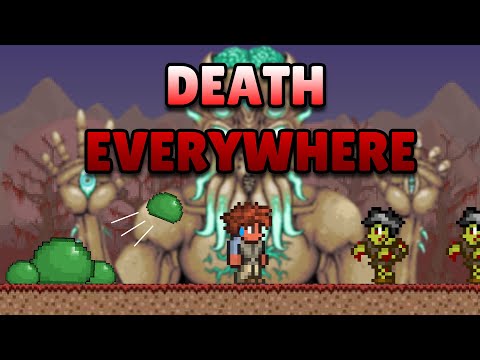 Terraria is a game where everything wants to kill you
