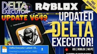 UPDATE [NEW] DELTA And FLUXUS EXECUTOR LASTEST VERSION V649 | DELTA AND FLUXUS EXECUTOR MOBILE