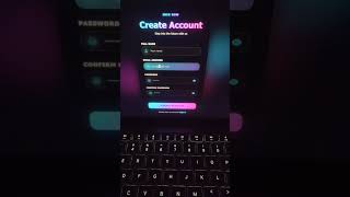 Modern Login page using css #web design #css filters #viral #tech #css#html #cssframework