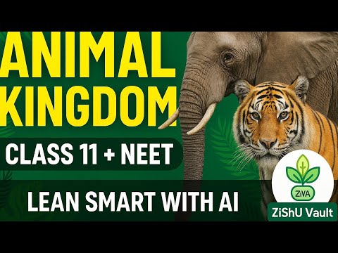 Animal Kingdom NEET One Shot | Full Chapter in 2 Minutes | Class 11 Biology | ZiShU Vault #neet2025