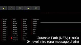 Jurassic Park (NES) - track 04 level intro (dna message chain)
