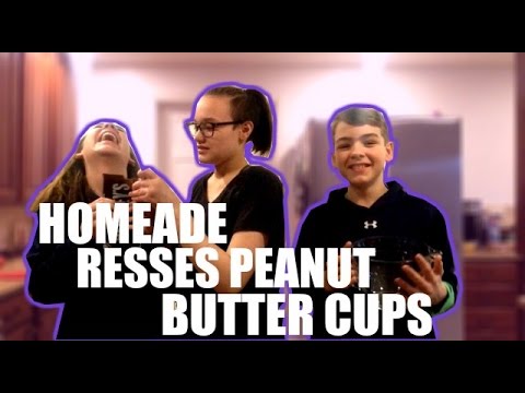 Homemade Resses peanut butter cups w/ Kennedy and Andrea | Jake McGowan|